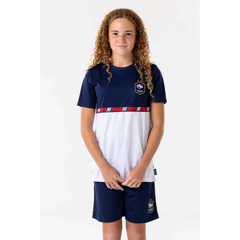 Official Fanwear Frankrijk Voetbaltenue Blauw/Wit
