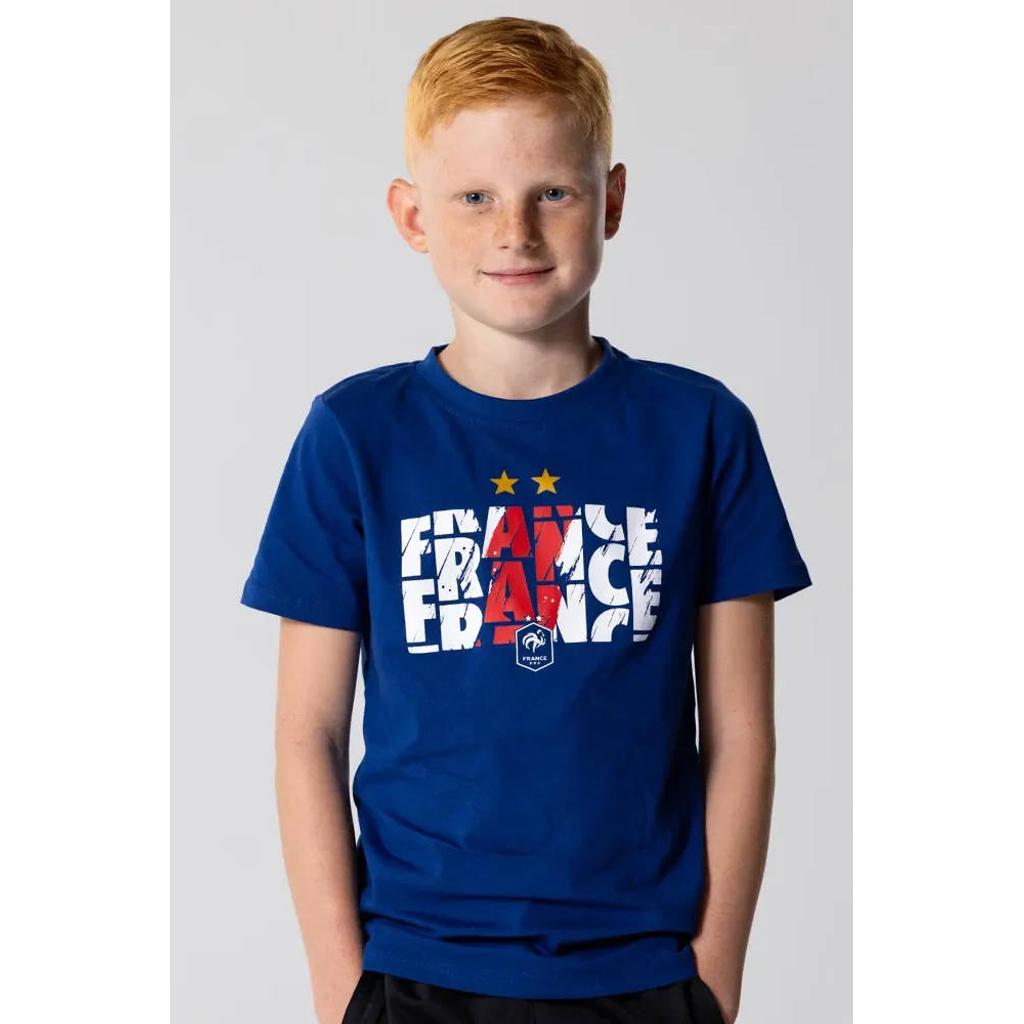 Official Fanwear Frankrijk T-Shirt Blauw