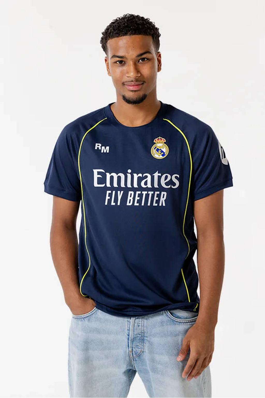 Official Fanwear Real Madrid Voetbalshirt Donkerblauw