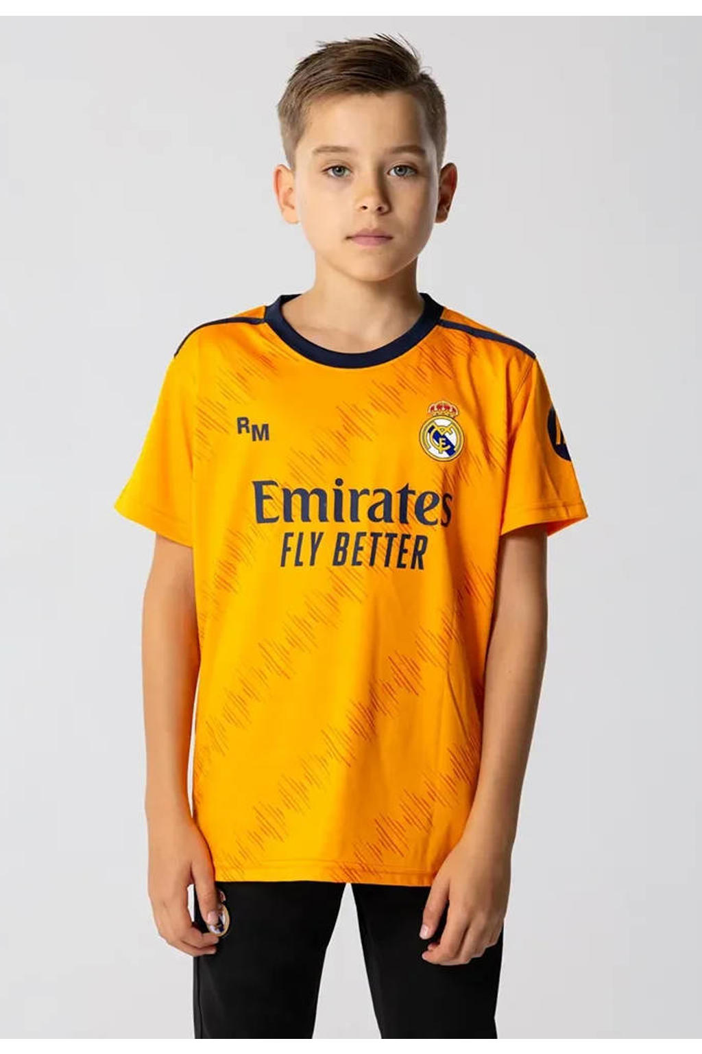 Official Fanwear Real Madrid Uit Shirt Oranje - Bellingham