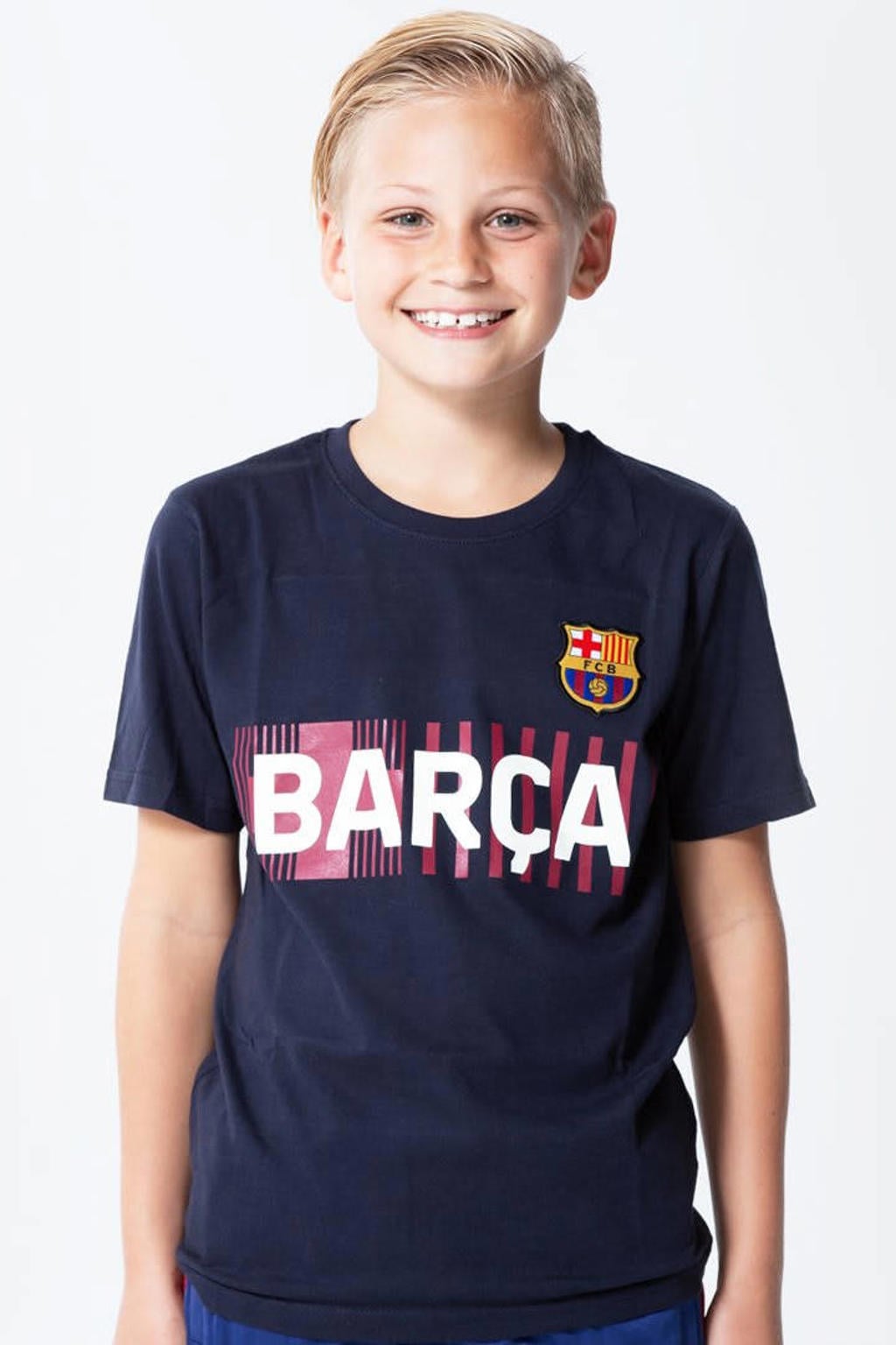 Official Fanwear FC Barcelona T-Shirt Navy