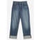 VERO MODA Vmcoline Mr Stra. Fold Up Dnm Jns Li3204 jeans - donkerblauw