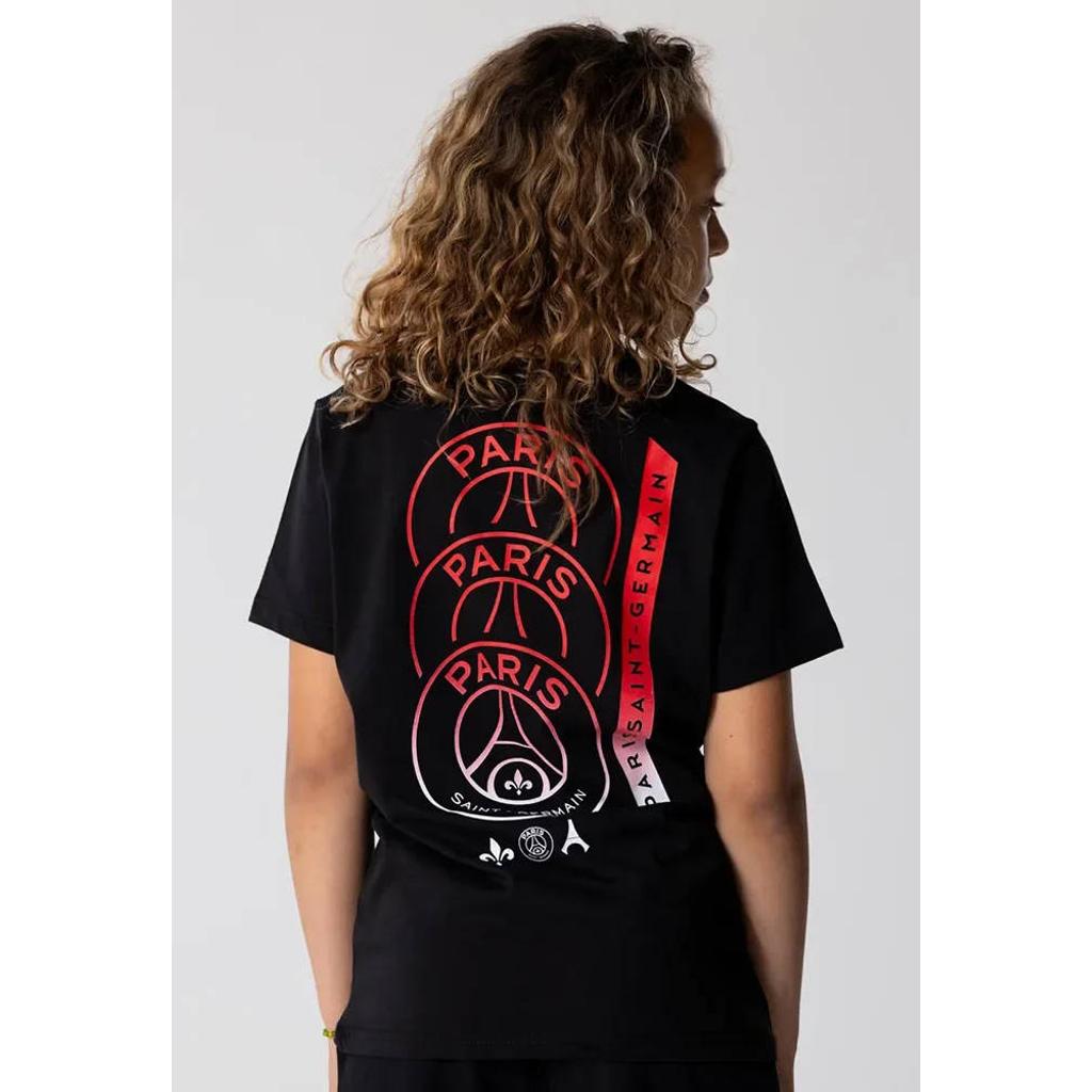 Official Fanwear PSG T-Shirt Zwart