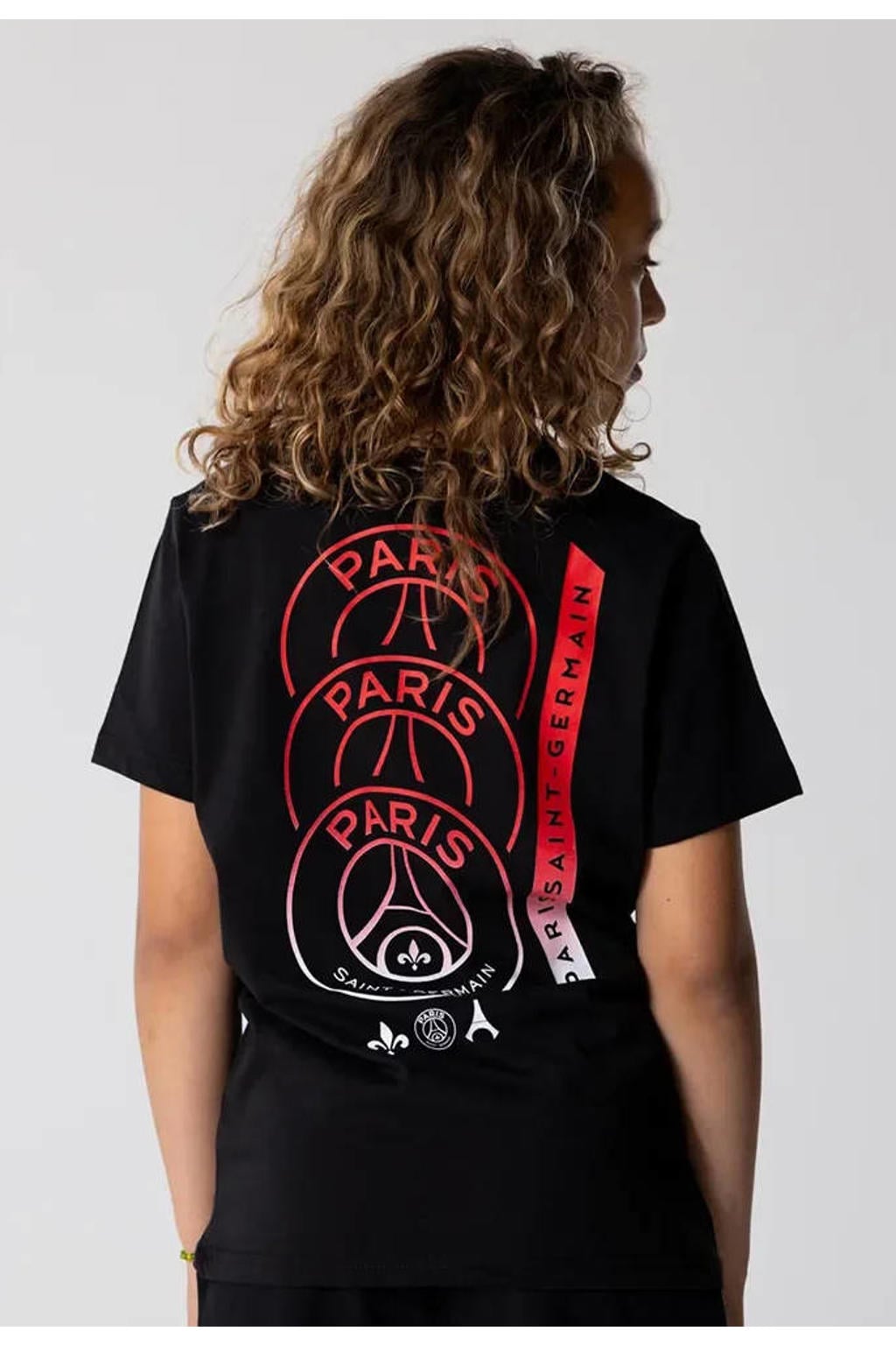 Official Fanwear PSG T-Shirt Zwart