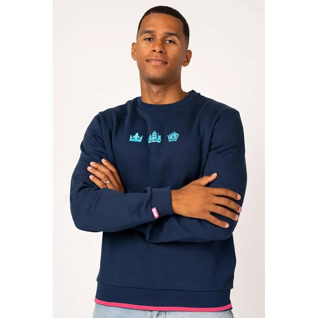 Official Fanwear Manchester City Sweater Donkerblauw
