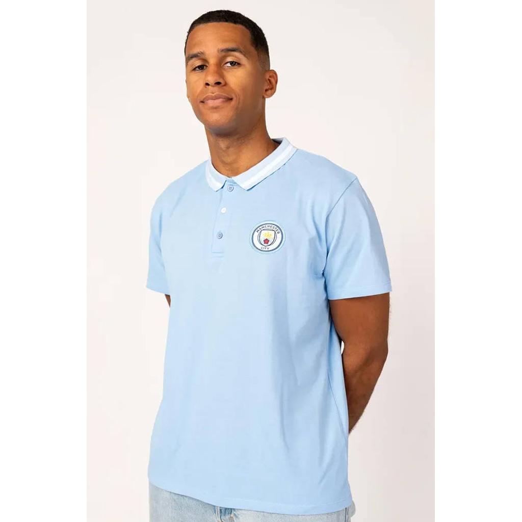 Official Fanwear Manchester City Polo Blauw
