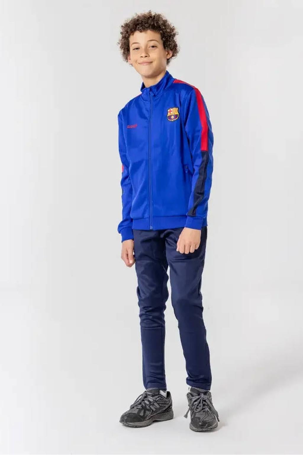 Official Fanwear FC Barcelona Trainingspak voor Blauw