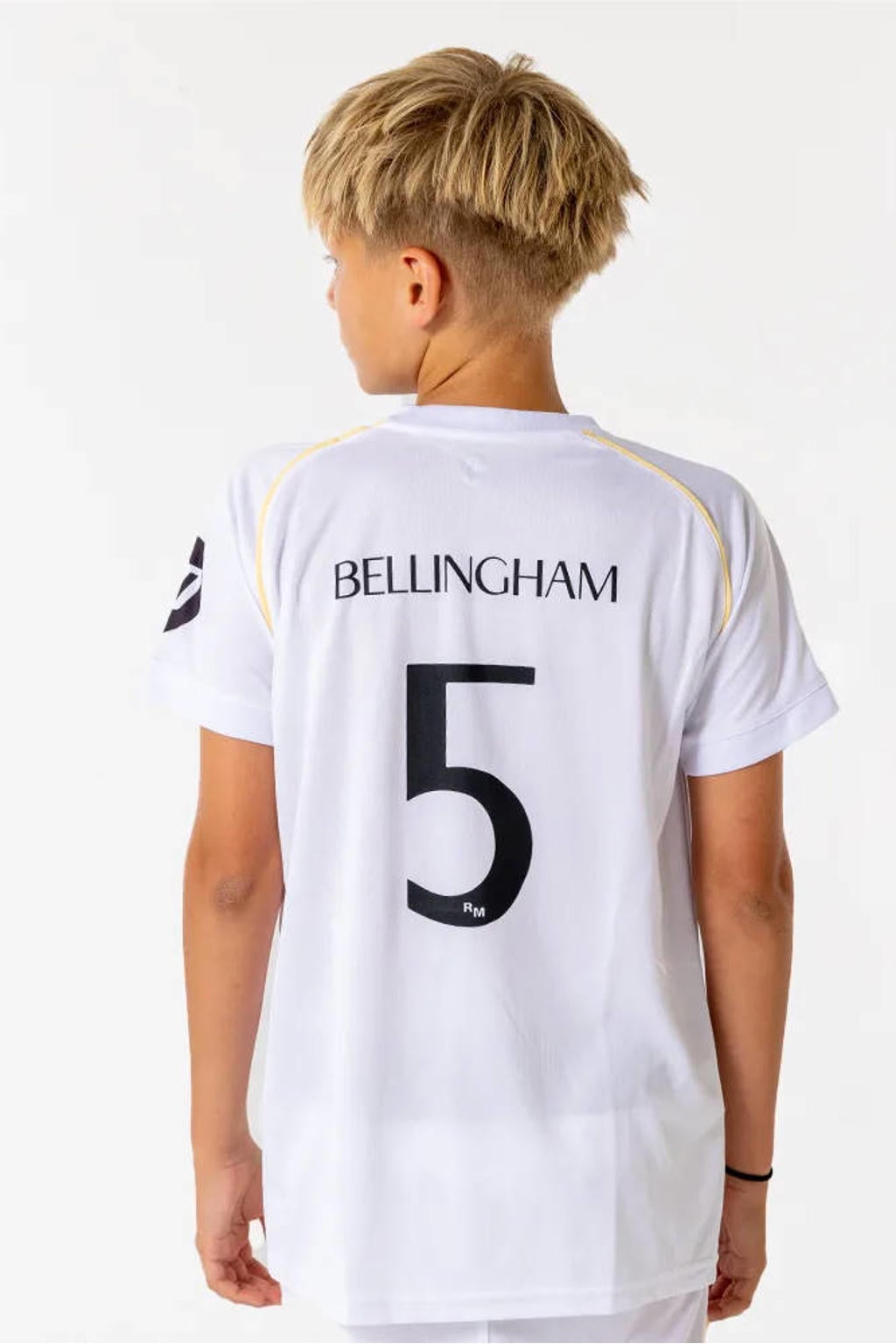 Official Fanwear Bellingham Real Madrid Thuis Shirt Wit