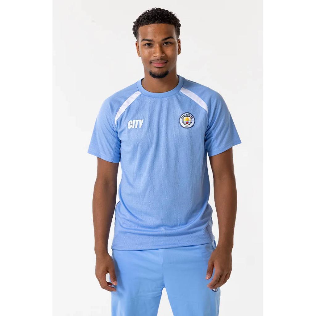 Official Fanwear Manchester City Thuis Shirt Blauw