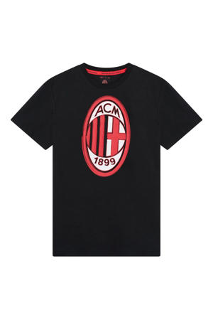 AC Milan Logo T-Shirt Zwart