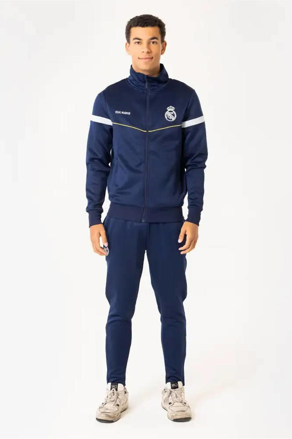 Official Fanwear Real Madrid Trainingspak Donkerblauw