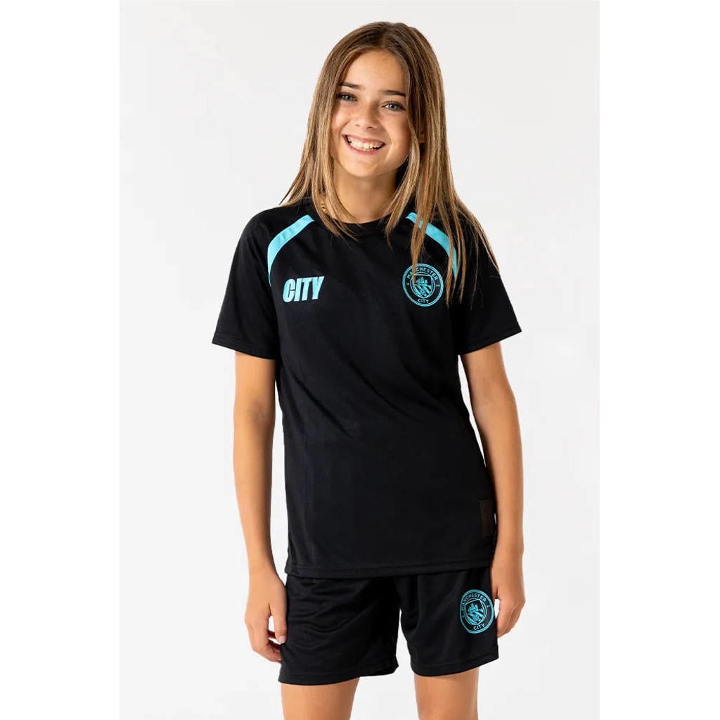 Official Fanwear Manchester City Voetbaltenue Zwart