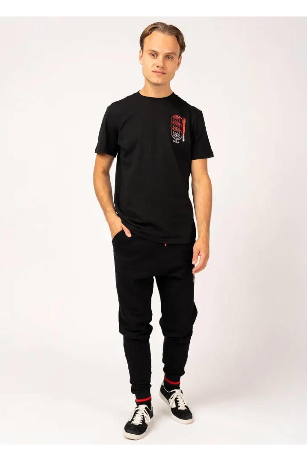Official Fanwear PSG T-Shirt Zwart
