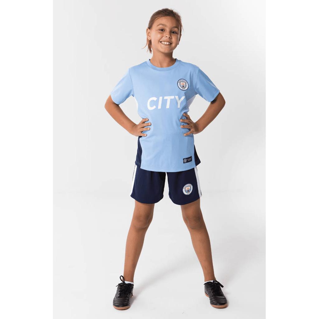 Official Fanwear Manchester City Thuis Tenue Blauw