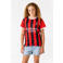 Official Fanwear AC Milan Thuis Shirt Rood/Zwart
