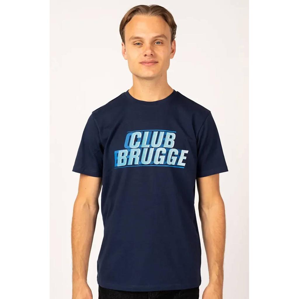 Official Fanwear Club Brugge T-Shirt Navy