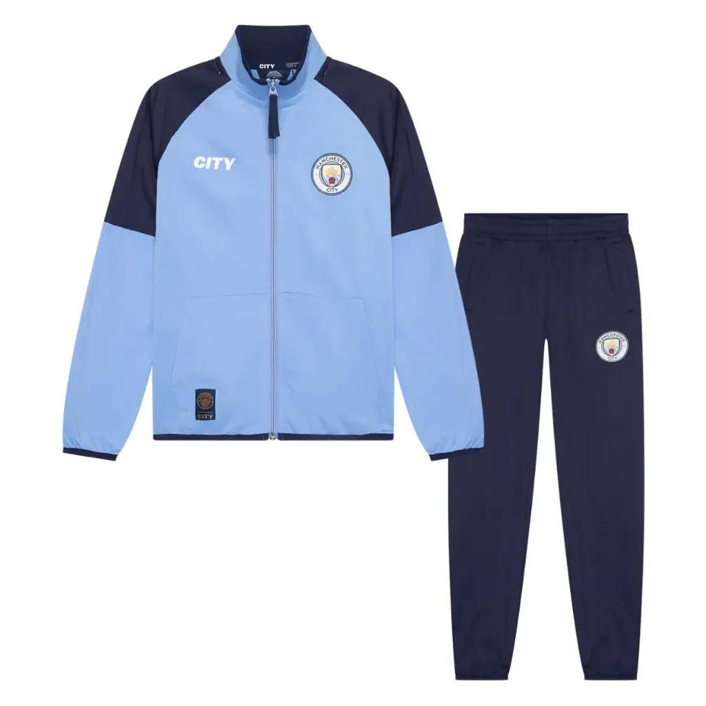 Official Fanwear Manchester City Trainingspak Blauw