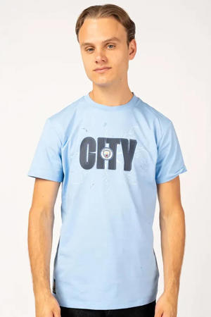 Manchester City T-Shirt Blauw