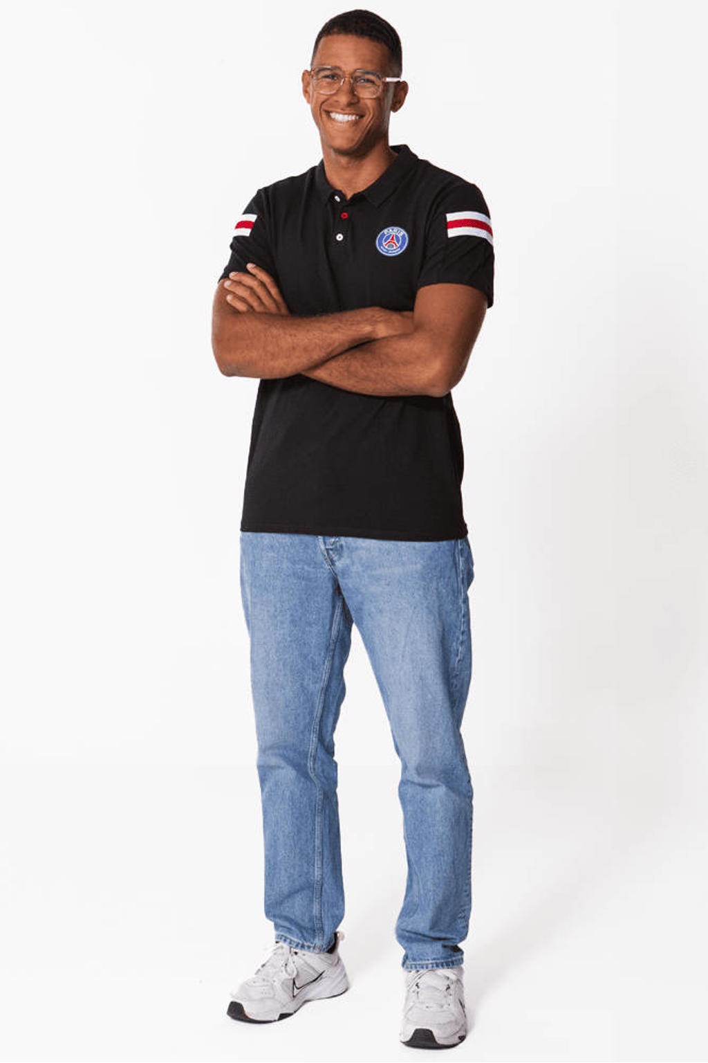 Official Fanwear PSG Polo Zwart
