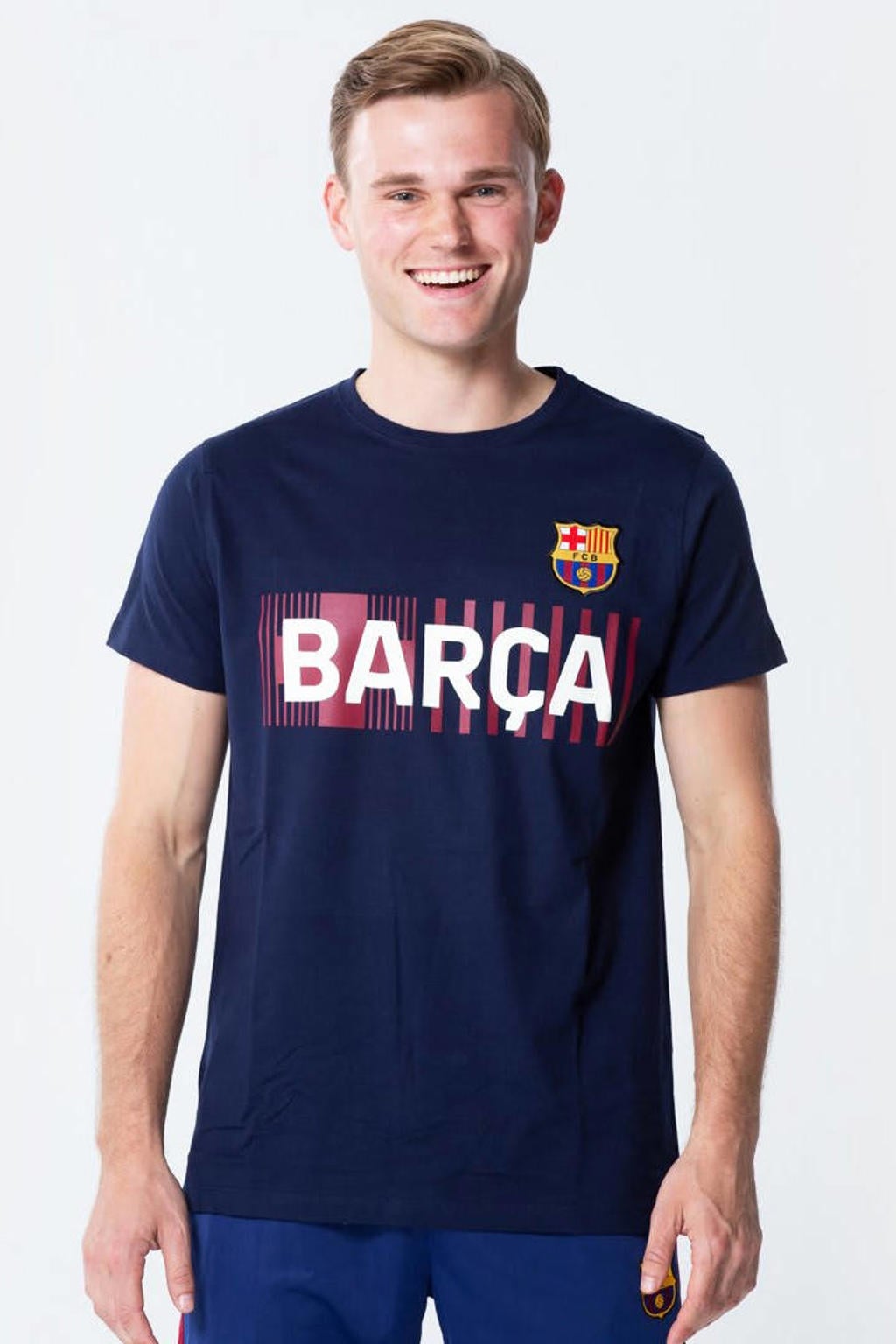Official Fanwear FC Barcelona T-Shirt Navy