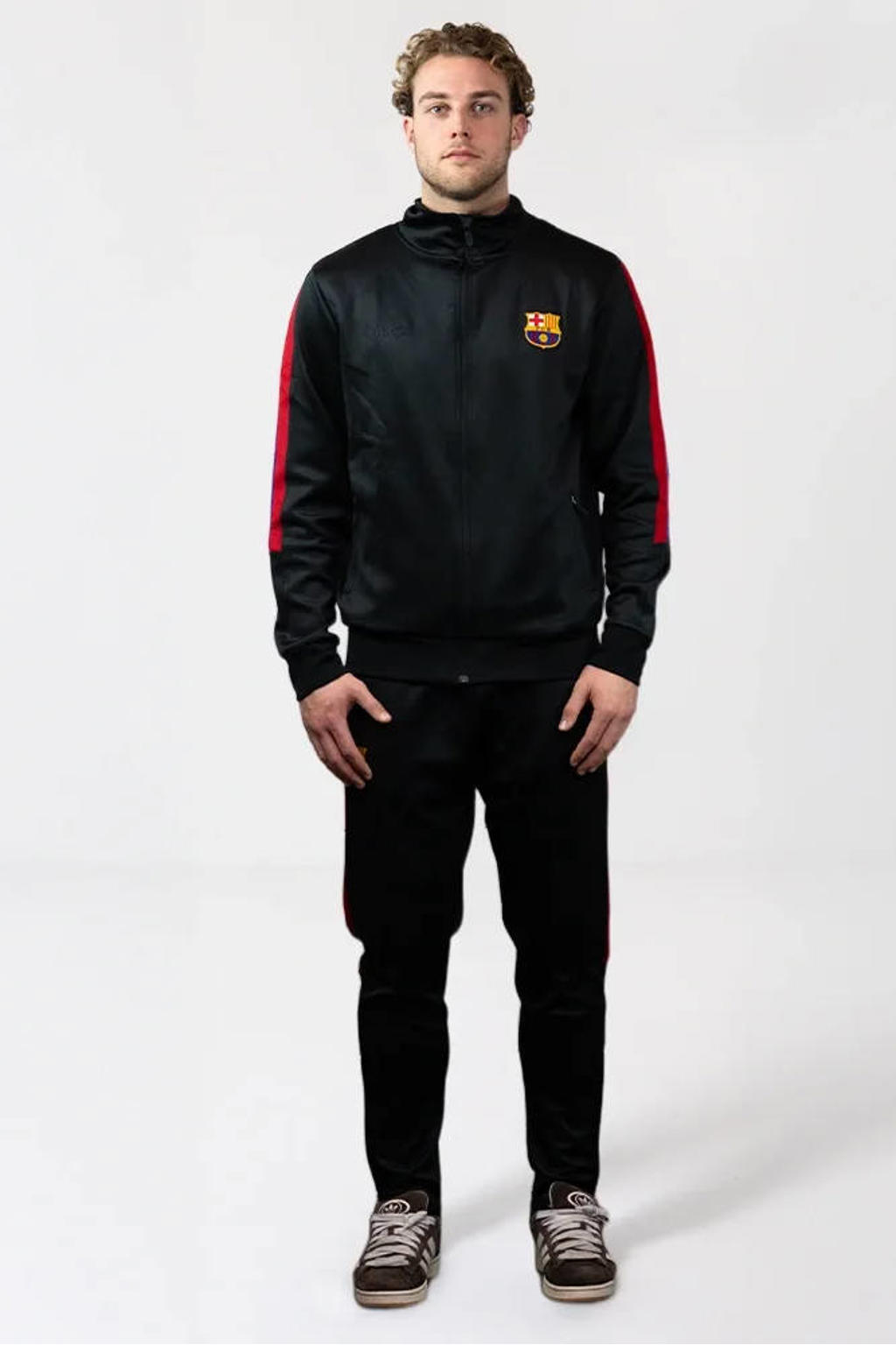 Official Fanwear FC Barcelona Trainingspak Zwart