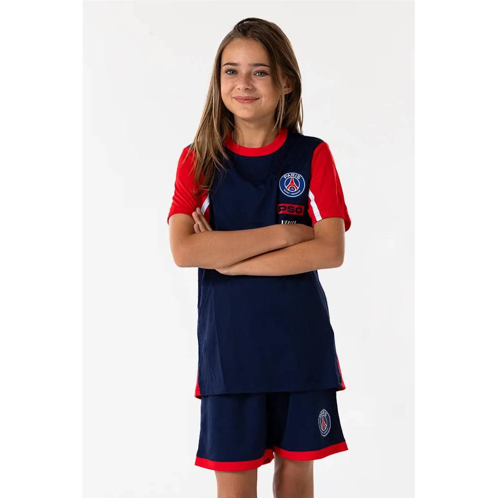 Official Fanwear PSG Thuis Tenue Donkerblauw/Rood