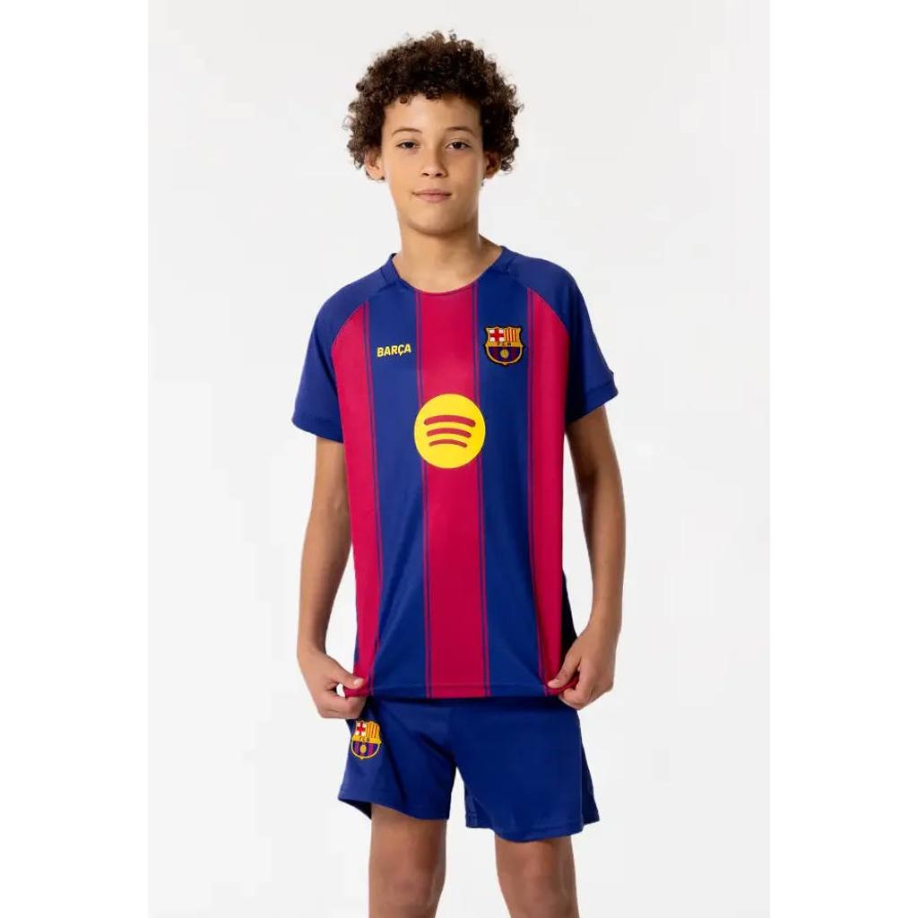 Official Fanwear Frenkie de Jong FC Barcelona Thuis Tenue 25/26 Blauw/Rood
