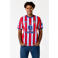 Official Fanwear Atlético Madrid Thuis Shirt Rood/Blauw/Wit