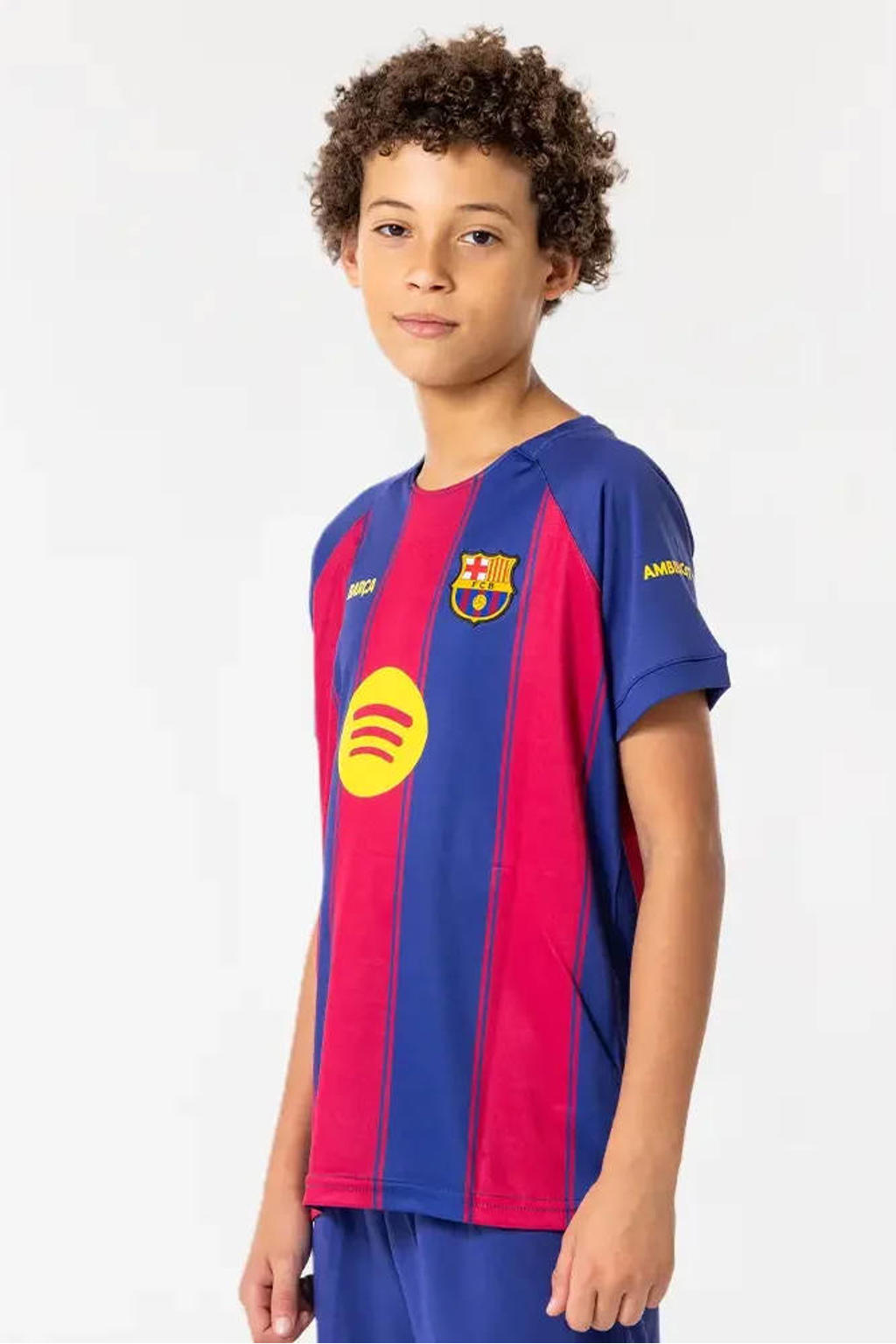 Official Fanwear FC Barcelona Thuis Shirt 25/26 Blauw/Rood