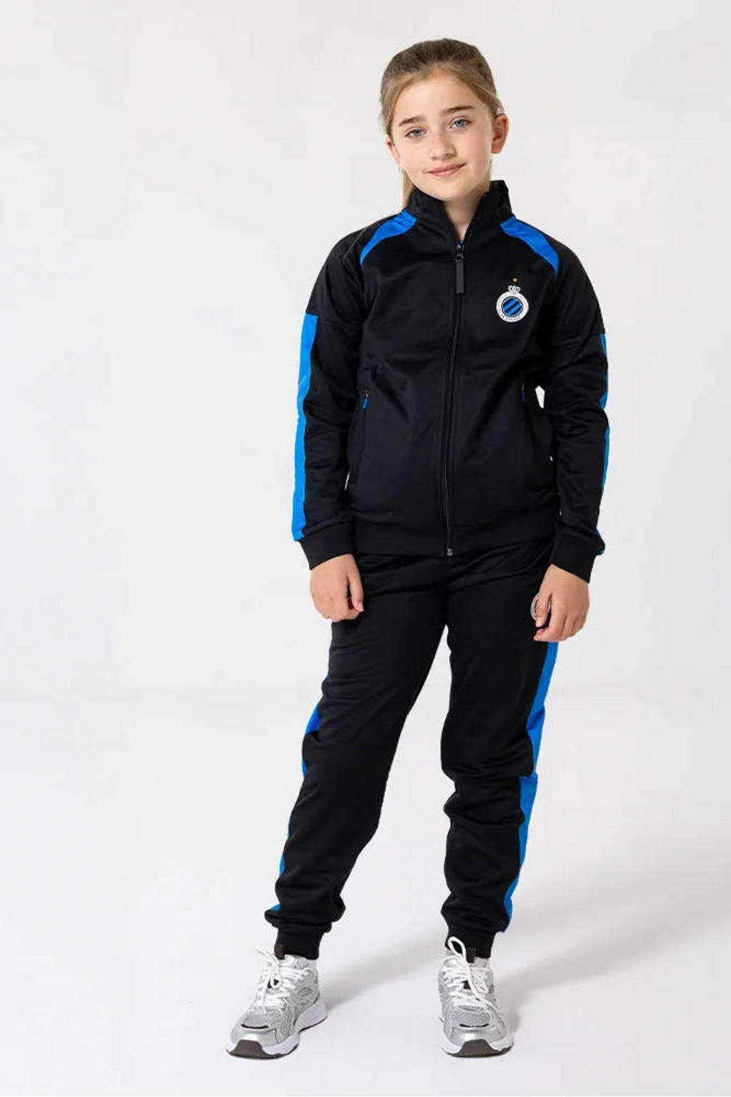 Official Fanwear Club Brugge Trainingspak Zwart/Blauw