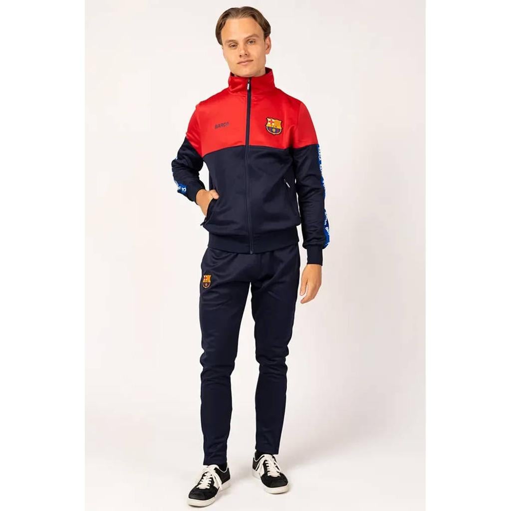 Official Fanwear FC Barcelona Trainingspak Rood/Blauw