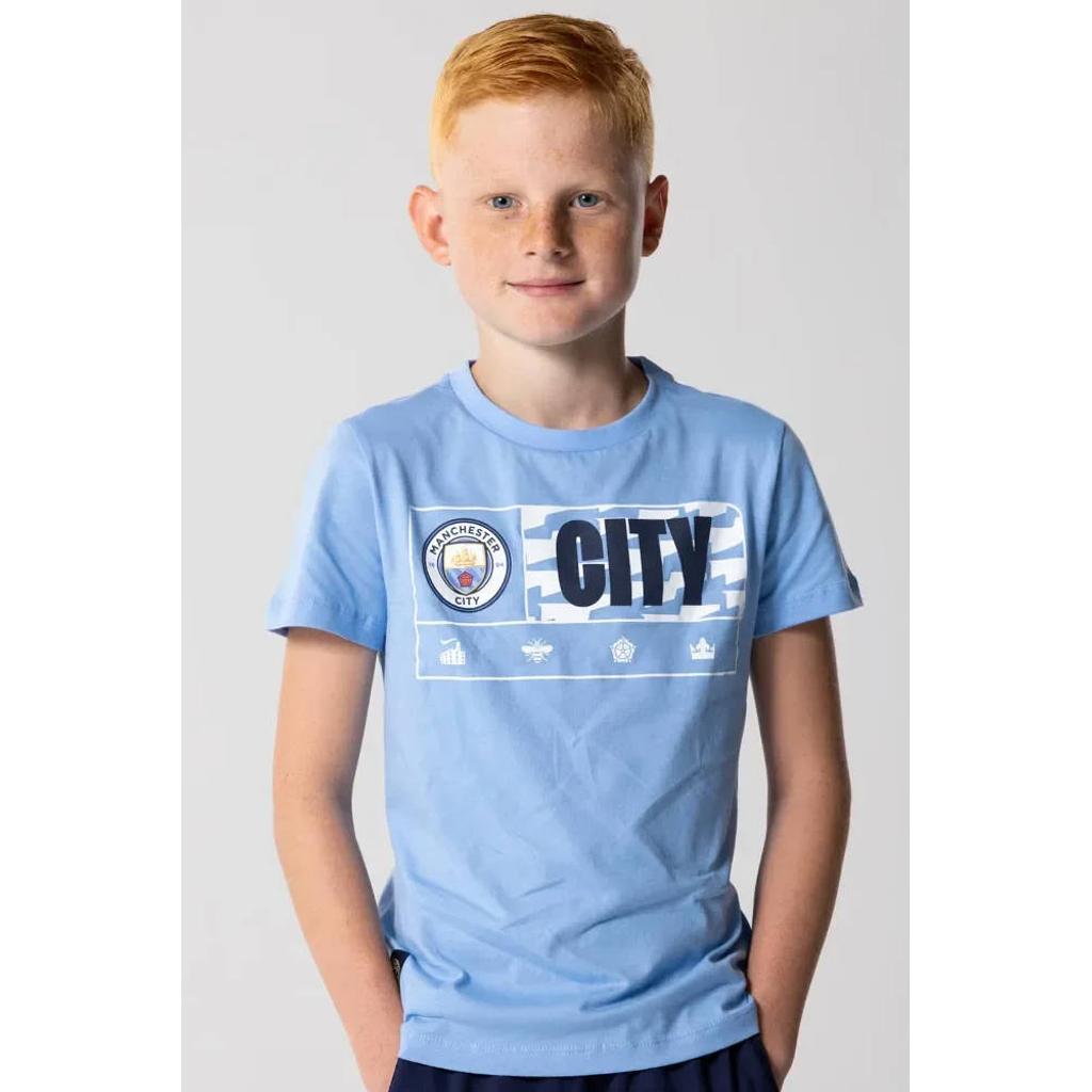 Official Fanwear Manchester City T-Shirt Blauw