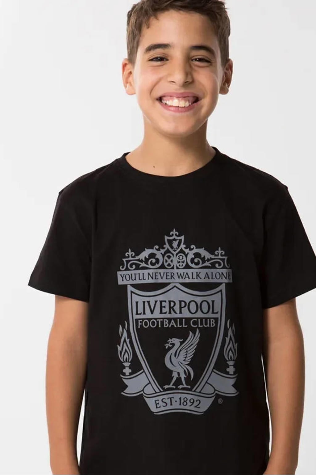 Official Fanwear Liverpool T-Shirt Zwart