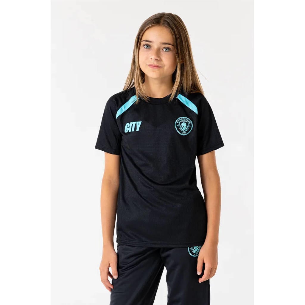 Official Fanwear Manchester City Voetbalshirt Zwart