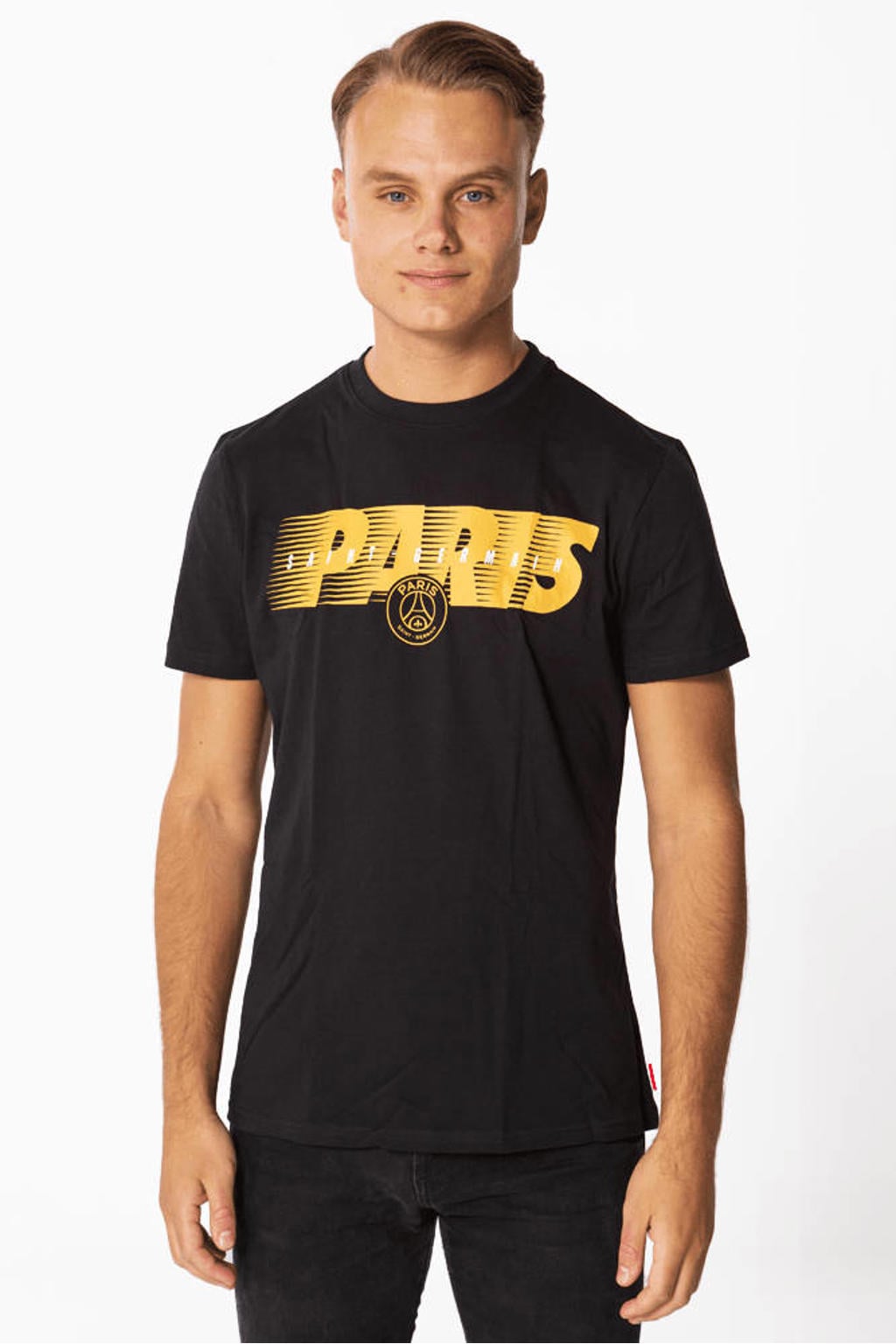 Official Fanwear PSG T-Shirt Zwart