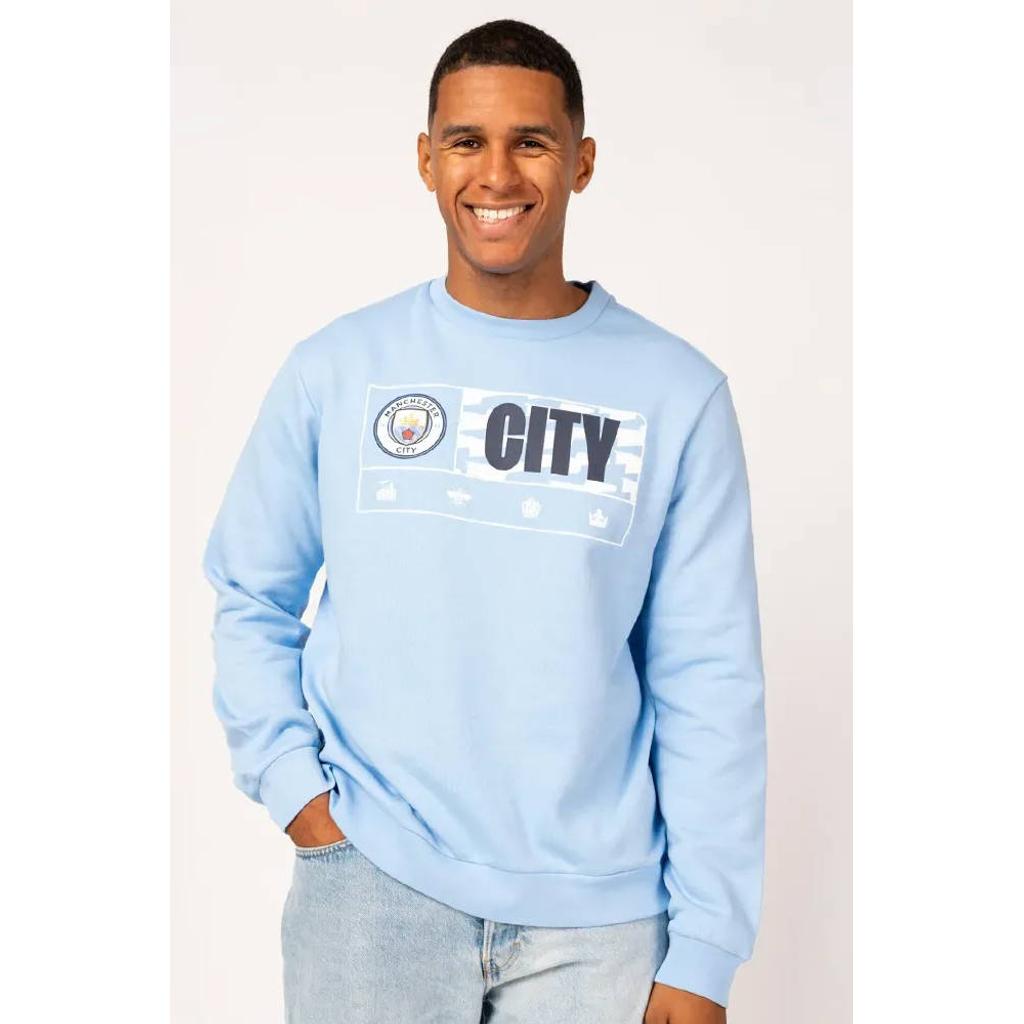 Official Fanwear Manchester City Sweater Blauw