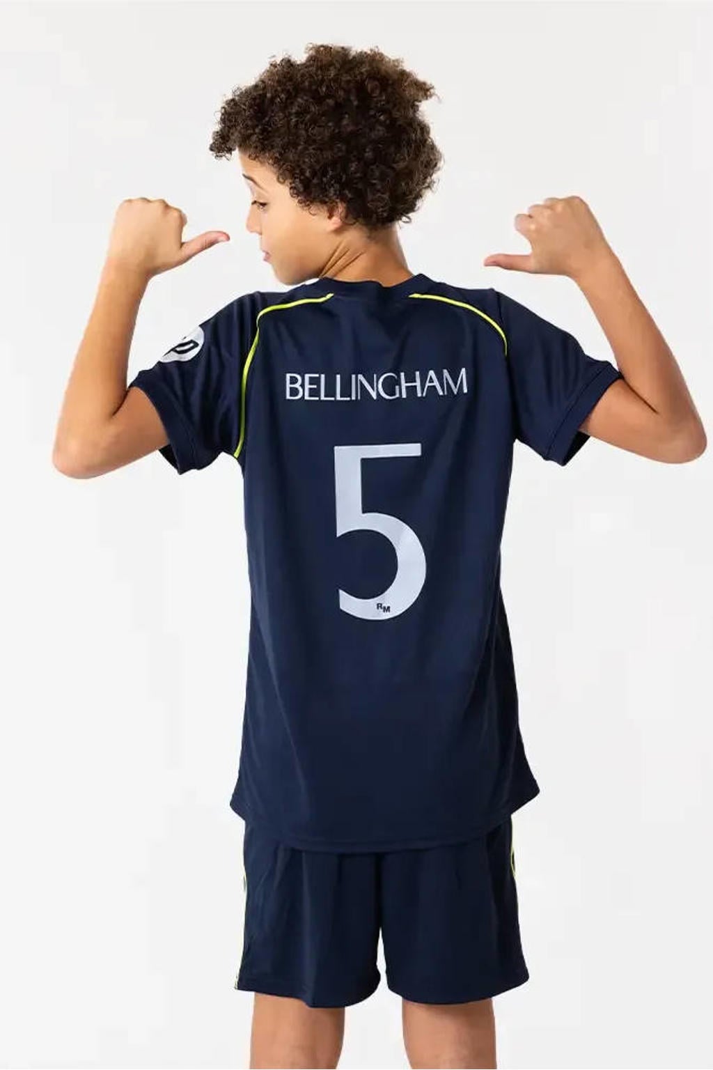 Official Fanwear Bellingham Real Madrid Voetbaltenue Donkerblauw