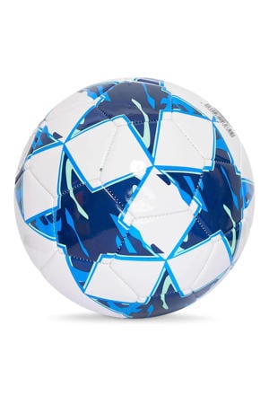 Champions League Aqua Voetbal Blauw/Wit maat 5