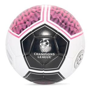 Champions League Shadow Voetbal Wit/Zwart/Roze maat 5