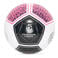 Official Fanwear   Champions League Shadow Voetbal Wit/Zwart/Roze maat 5