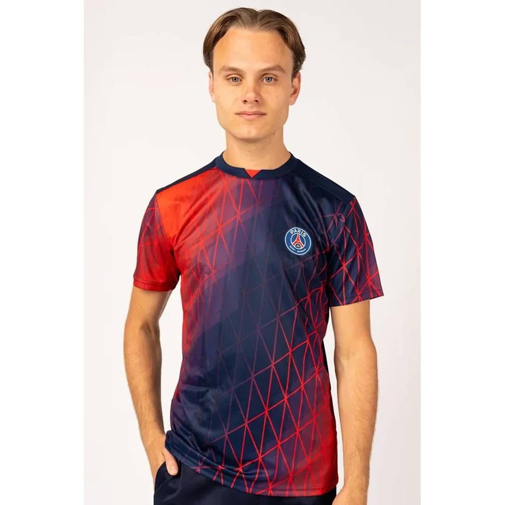Official Fanwear PSG Trainingsshirt Donkerblauw/Rood