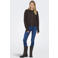 ONLY relaxed fit gebreid dip-dye vest - bruin