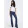 ONLY Onlblush Mw B-P Flared Dnm Pim134 Noos flared jeans - donkerblauw
