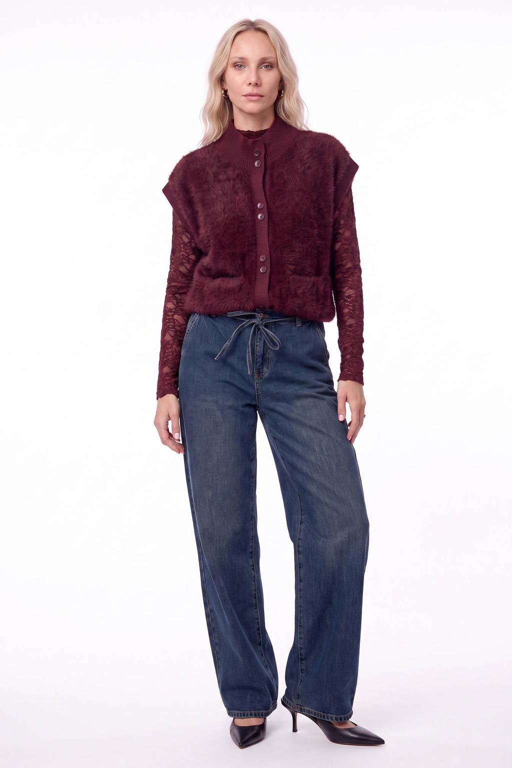 Florez straight leg jeans - dark blue