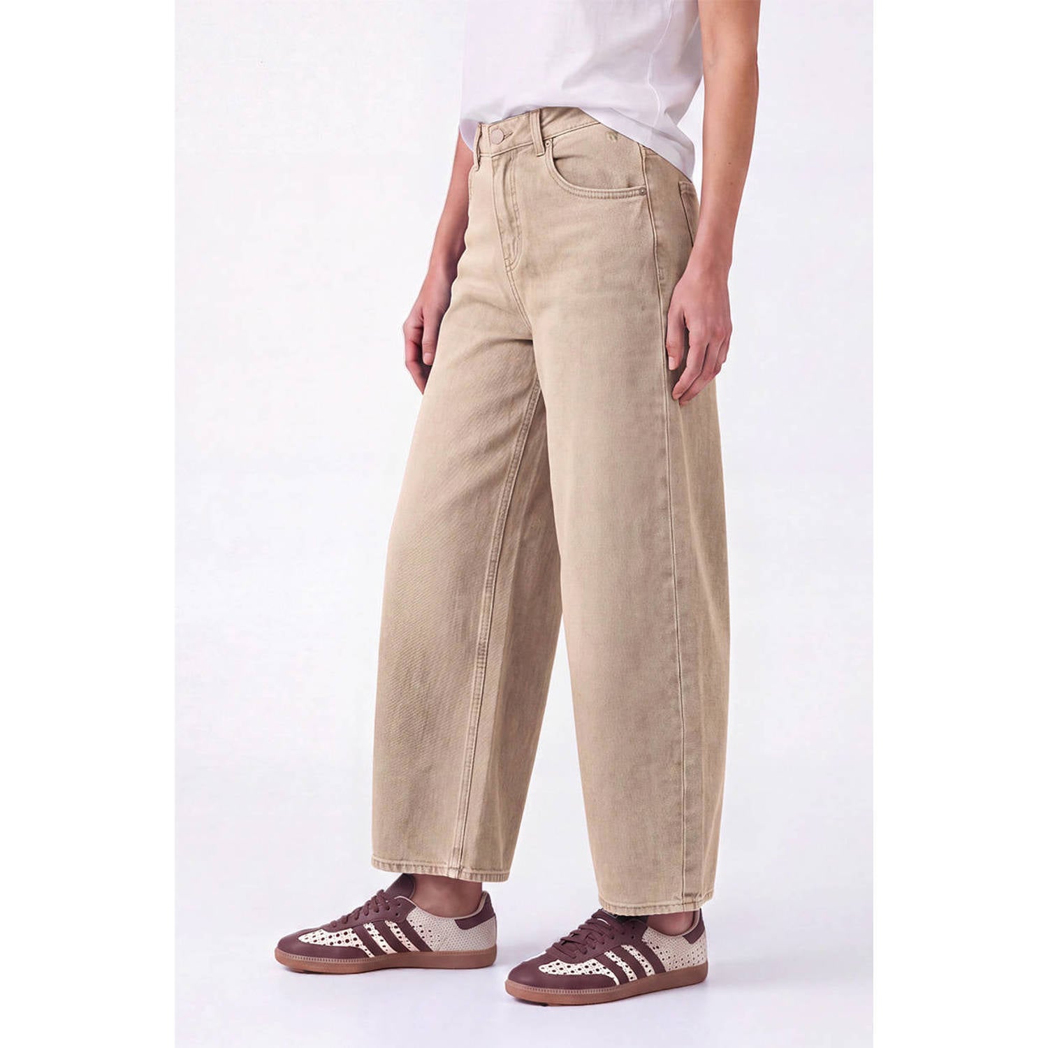 Florez barrel jeans zand