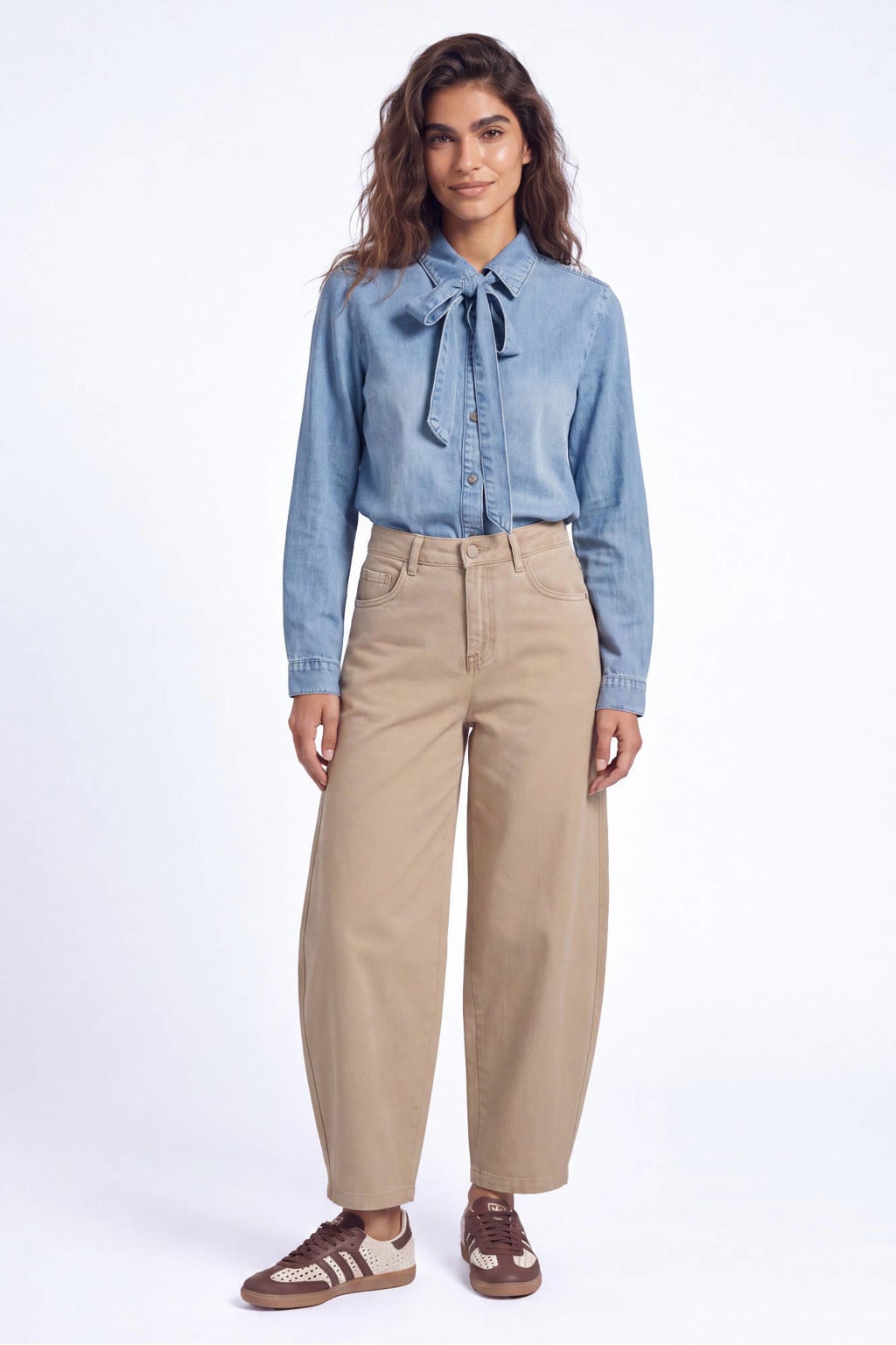 Florez barrel jeans - zand