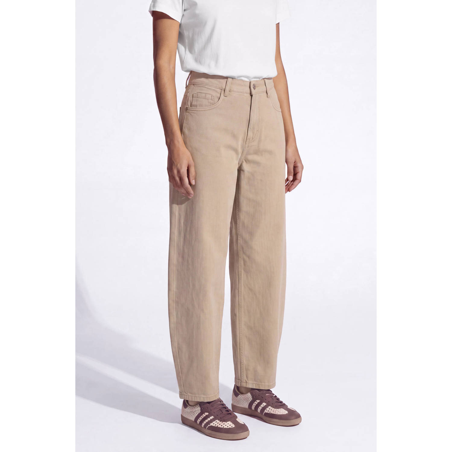 Florez barrel jeans zand