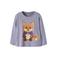 NAME IT MINI longsleeve met print - lila