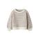 NAME IT MINI gebreide gestreepte trui - wit