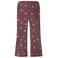 NAME IT MINI gebloemde flared broek - roodbruin